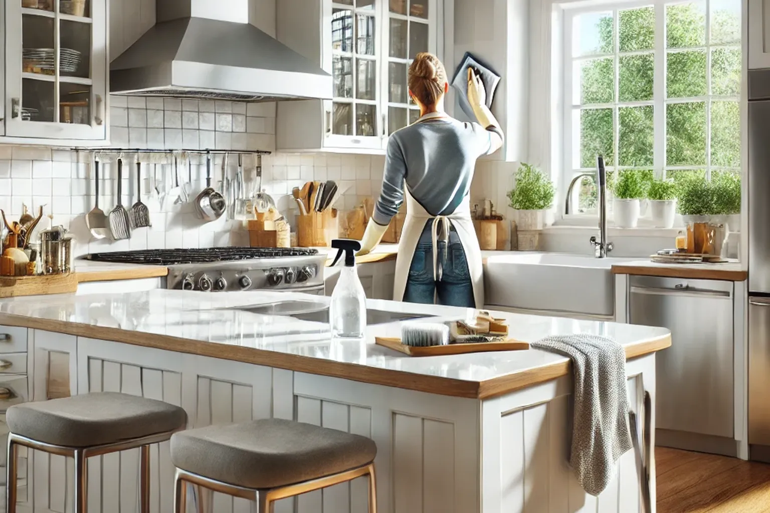 How to Clean Your Kitchen from Top to Bottom: A Step-by-Step Guide