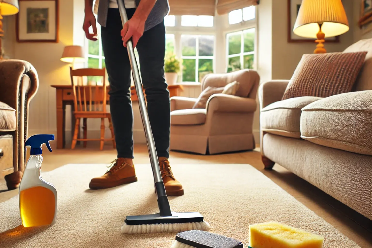 How to Deep Clean Your Carpets Without a Machine